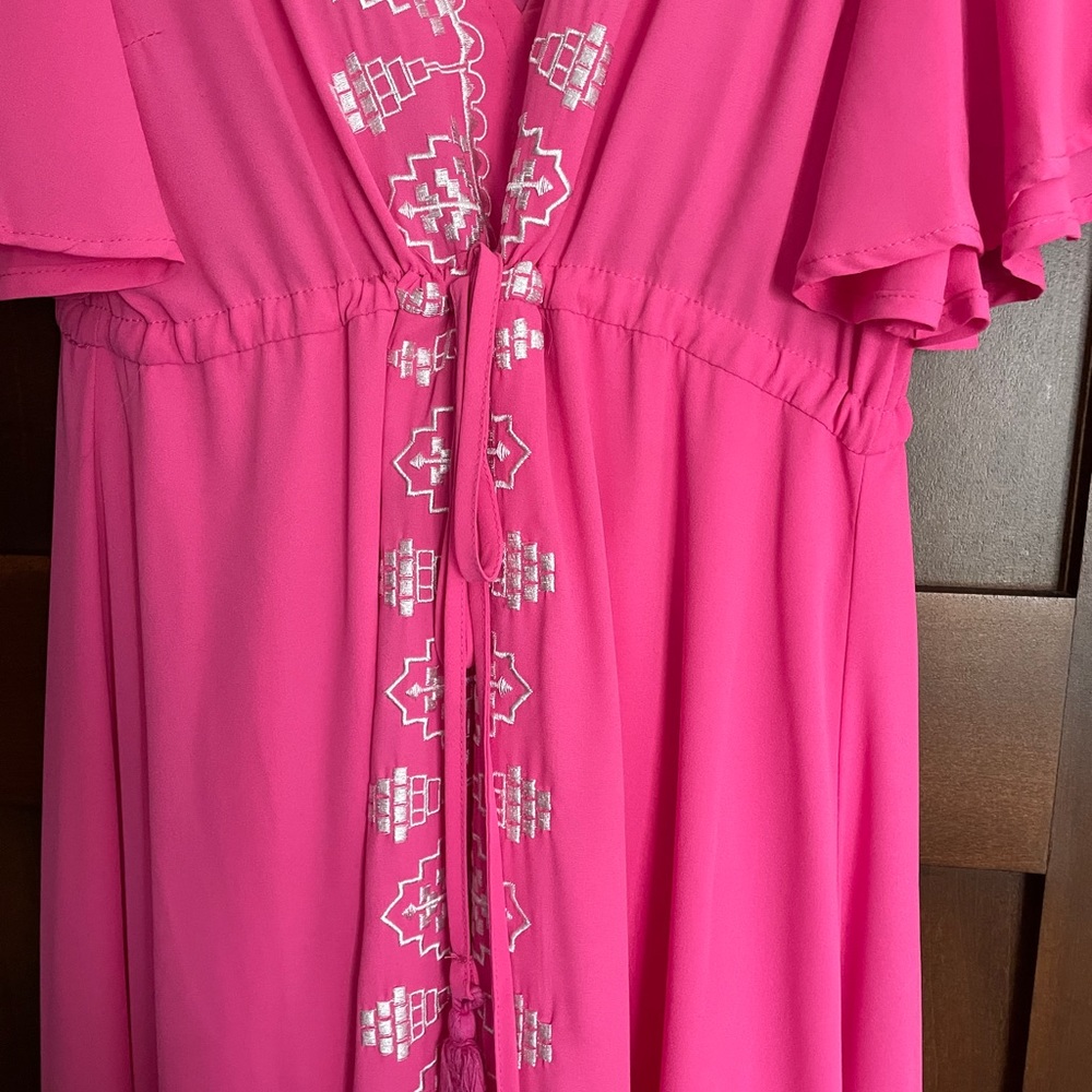 VICI Hot Pink Synched Maxi Dress - Size Small - Worn Once - Picture 6 of 6